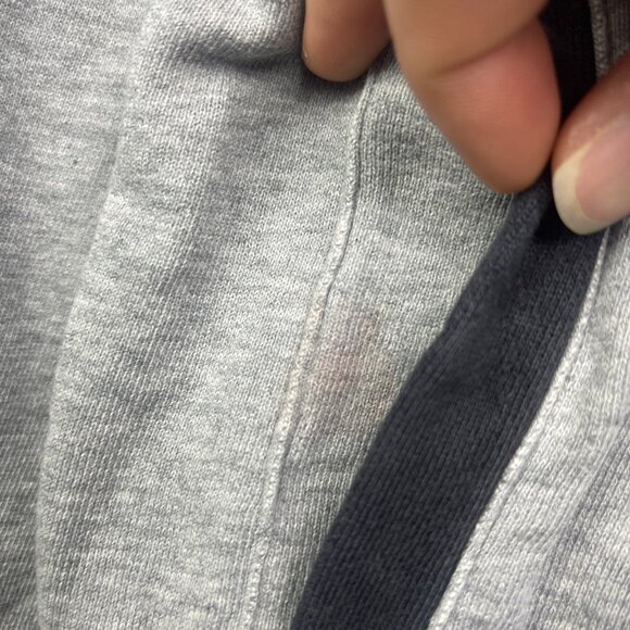 Y2K Tony Hawk Hoodie Boys Grey / Blue Skate Skull AOP Embroidery Full Zip Read - Picture 5 of 12